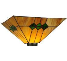 Meyda Tiffany 48276 - 13" Square Martini Mission Shade