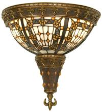 Meyda Tiffany 50243 - 12"W Fleur-de-lis Wall Sconce