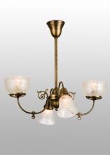 Meyda Tiffany 50756 - 28" Long Revival Gas & Electric 4 Light Oblong Chandelier