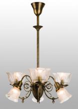 Meyda Tiffany 50758 - 26" Wide Revival Gas & Electric 6 Light Chandelier