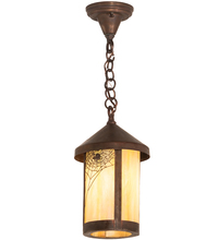 Meyda Tiffany 54316 - 8" Wide Fulton Spider Web Ceiling Pendant