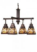 Meyda Tiffany 66523 - 26"W NUEVO Mission 4 LT Chandelier