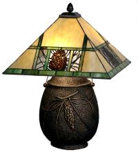 Meyda Tiffany 67850 - 20" High Pinecone Ridge Table Lamp