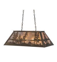 Meyda Tiffany 72132 - 33" Long Tall Pines Oblong Pendant