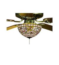 Meyda Tiffany 72650 - 16" Wide Tiffany Turning Leaf Fan Light Fixture