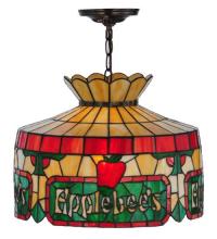 Meyda Tiffany 79763 - 16" Wide Applebee's Personalized Pendant