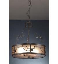 Meyda Tiffany 82483 - 25" Wide Revival Deco Inverted Pendant