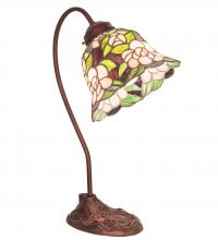 Meyda Tiffany 82790 - 18" High Begonia Desk Lamp