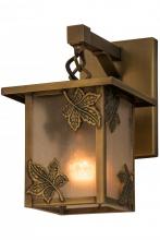 Meyda Tiffany 88377 - 6.5"W Hyde Park Maple Leaf Hanging Wall Sconce