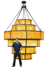 2nd Avenue Designs Green 155956 - 120"W Jayne 6 Tier Pendant