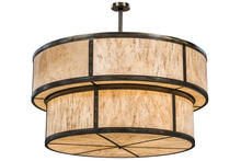 2nd Avenue Designs Green 160369 - 72"W Jayne 18 LT Two Tier Pendant