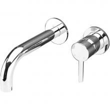 Cavalli CAW2-RD PC - 2 Hole Round Wall Lav, Chrome