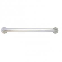 Just Mfg JGRB-30 - 18 Ga Type-304 Stainless Steel Grab Bar. 30 Length X 1-1/2 Diameter. Brushed Stainless Finish With