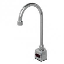 Just Mfg JSGN-6-AC - Sensor Faucet, Deck Mount, Gooseneck spout, 2.0 GPM ,Batt. power , delay on/off