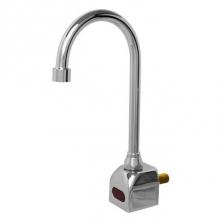 Just Mfg JSL-46-AC - Sensor Faucet, Deck Mount, Gooseneck spout, 1.5 GPM ,Batt. power , delay on/off