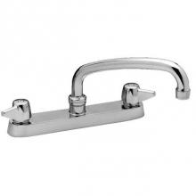 Just Mfg JV-1120-A - Faucet, Two Handle, Polished PVD chrome finish, 1.5 GPM flow rates