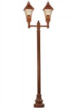 2nd Avenue Designs 136361 - 46" Long Carefree 2 Lantern Outdoor Street Lamp