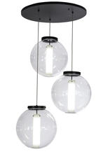 2nd Avenue Designs 152074 - 34"W Bola Cilindro 3 LT Cascading Pendant