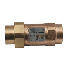 Apollo 4NLF3A55B - Bronze Dual Check Valve With Fnpt Inlet X Mnpt Outlet 1''