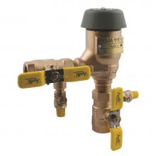 Apollo 4A506A4 - Bronze Pressure Vacuum Breaker With Union End Ball Valves, Npt Threaded Test Cocks, 1-1/4'&ap