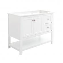 Fresca Bath FCB2340WH - Fresca Manchester 42'' White Traditional Bathroom Cabinet