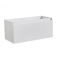 Fresca Bath FCB8010WH - Fresca Mezzo 39'' White Modern Bathroom Cabinet