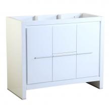 Fresca Bath FCB8140WH - Fresca Allier 40'' White Modern Bathroom Cabinet