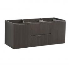 Fresca Bath FCB8348GO - Fresca Valencia 48'' Gray Oak Wall Hung Single Sink Modern Bathroom Cabinet