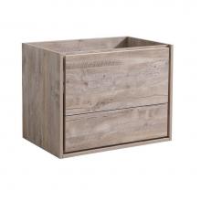 Fresca Bath FCB9230RNW - Fresca Catania 30'' Rustic Natural Wood Wall Hung Modern Bathroom Cabinet