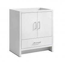 Fresca Bath FCB9430WH - Fresca Imperia 30'' Glossy White Free Standing Modern Bathroom Cabinet