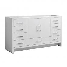 Fresca Bath FCB9460WH-S - Fresca Imperia 60'' Glossy White Free Standing Single Sink Modern Bathroom Cabinet