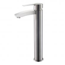 Fresca Bath FFT3112BN - Fresca Livenza Single Hole Vessel Mount Bathroom Vanity Faucet - Brushed Nickel