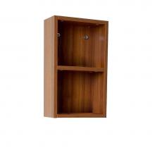 Fresca Bath FST8092TK - Fresca Bathroom Linen Side Cabinet with 2 Open Storage Areas in Teak