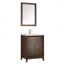 Fresca Bath FVN2124AC - Fresca Cambridge 24'' Antique Coffee Traditional Bathroom Vanity with Mirror