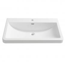 Fresca Bath FVS8532WH - Fresca Milano 32'' White Integrated Sink / Countertop