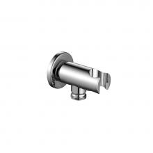 Fantini 91__9323U - Wall-Mount Handshower Holder With Water Outlet - Round Escutcheon