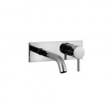 Fantini 50S1E813BU - Wall-Mount Single-Control Washbasin Mixer, Handle With Lever