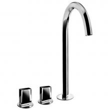 Fantini 2902N405SWU - Three-Hole Washbasin Mixer, Hexagonal Spout