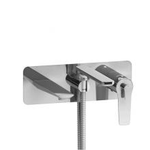 Riobel Pro DJ21C - Wall-mount Type T/P (thermo/pressure balance) coaxial tub filler with hand shower