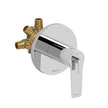 Riobel Pro DJ95C - 3-way Type T/P (thermostatic/pressure balance) coaxial complete valve