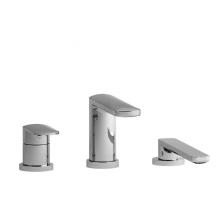 Riobel Pro TEV10C - 3-piece deck-mount tub filler with hand shower trim