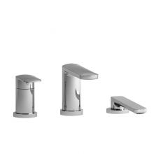 Riobel Pro TEV16C - 3-piece Type P (pressure balance) deck-mount tub filler with hand shower trim