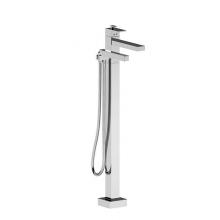 Riobel Pro TQA39C - 2-way Type T (thermostatic) coaxial floor-mount tub filler with hand shower trim