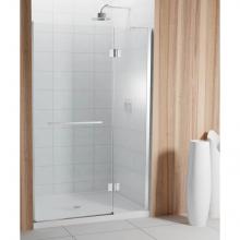 Oceania PB142 - California Pivoted 42,  Shower Doors, Chrome