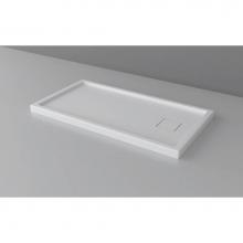 Oceania SB60R32LIX01 - Shower Base,  Linear drain cover  , 60 x 32, Glossy White