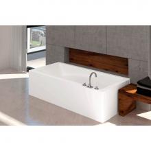 Oceania SU6631LSFSA01 - Suite Alcove 66 x 31, SuperAeroMassage Bathtub, Glossy White