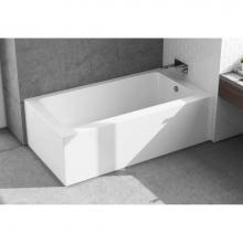 Oceania UR6031LSF01 - Urbania Alcove 60 x 31, Soaking Bathtub, Glossy White