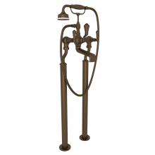 Rohl Canada U.3012LS/1-EB - Georgian Era™ Floor Mount Tub Filler