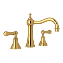 Rohl Canada U.3723LS-ULB-2 - Georgian Era™ Widespread Lavatory Faucet With Column Spout