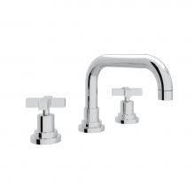 Rohl Canada A2218XMAPC-2 - Lombardia® Widespread Lavatory Faucet With U-Spout